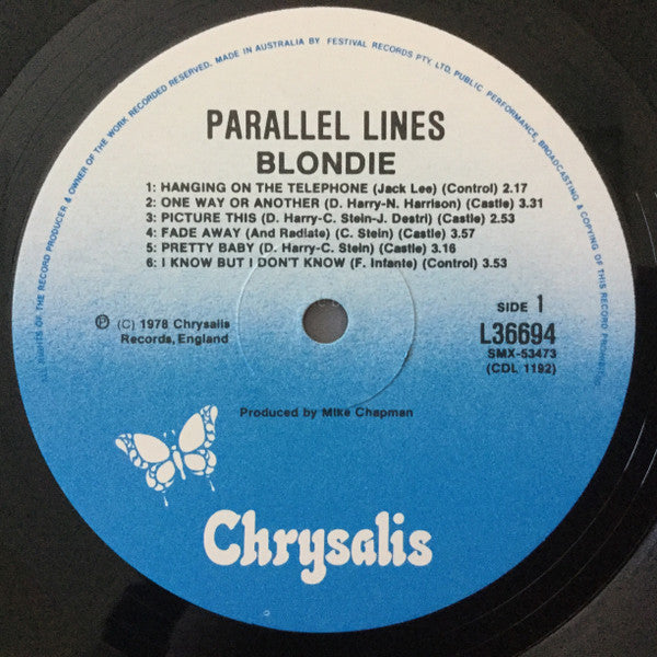 Blondie - Parallel lines