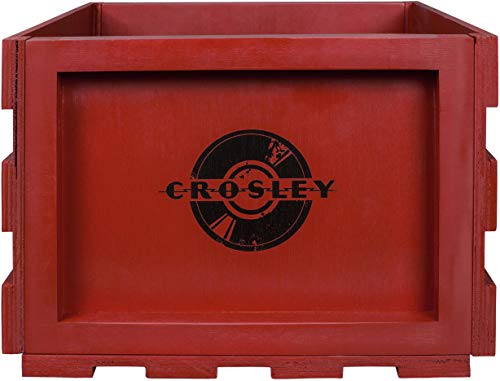 Crosley AC1004A-NA Record Storage Crate Holds up to 75 Albums, Natural - Awesomesince84