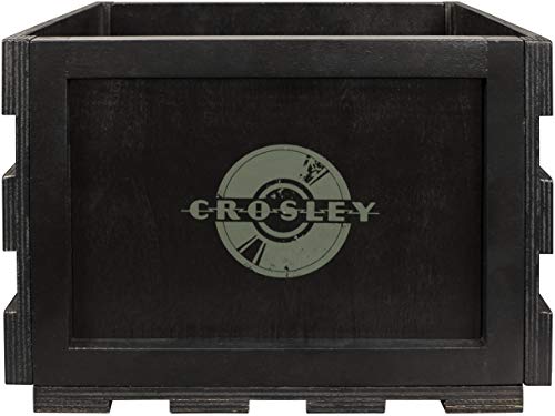 Crosley AC1004A-NA Record Storage Crate Holds up to 75 Albums, Natural - Awesomesince84