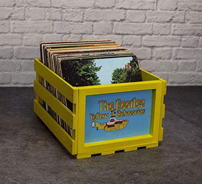 Crosley AC1004A-NA Record Storage Crate Holds up to 75 Albums, Natural - Awesomesince84