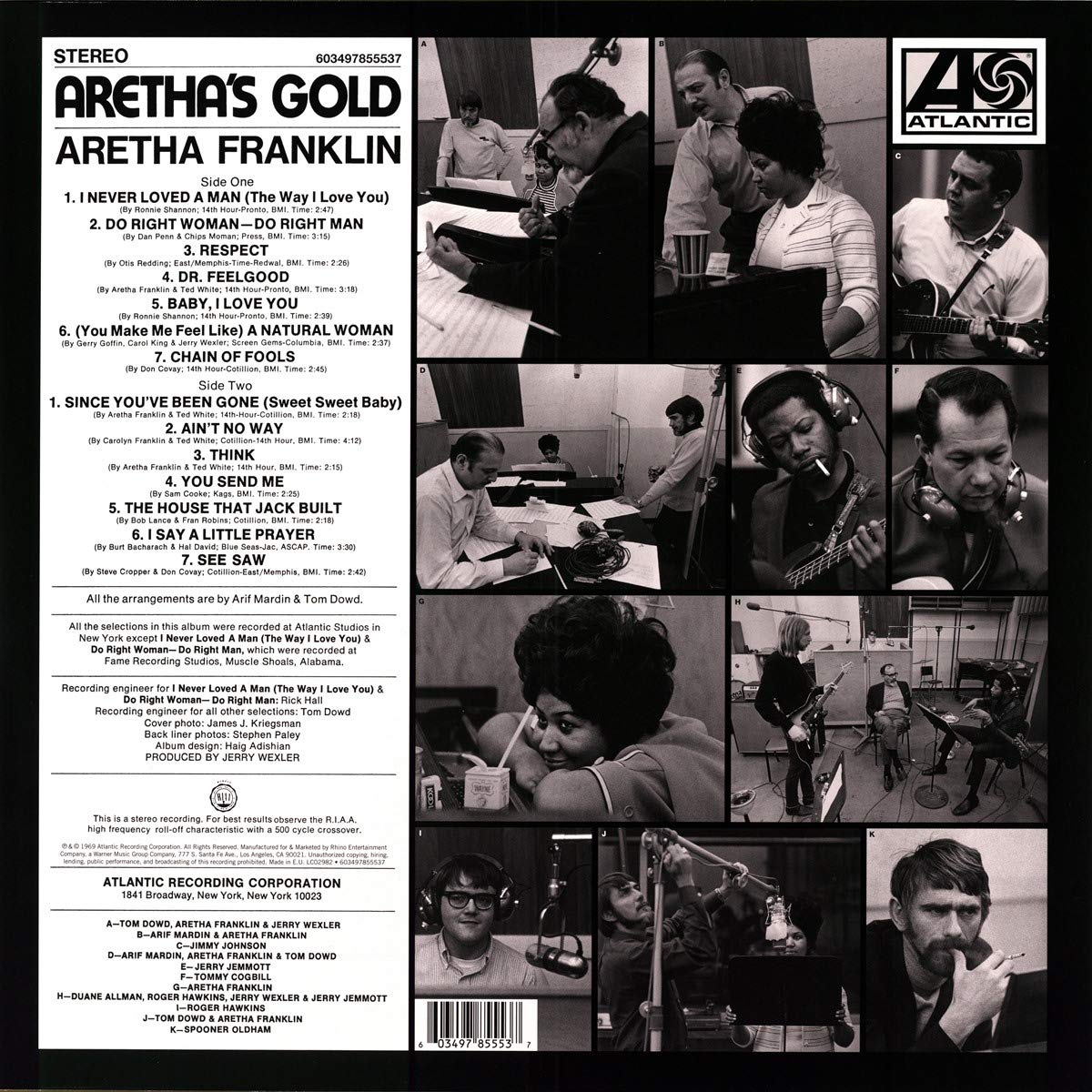 Aretha Franklin ‎– Aretha's Gold