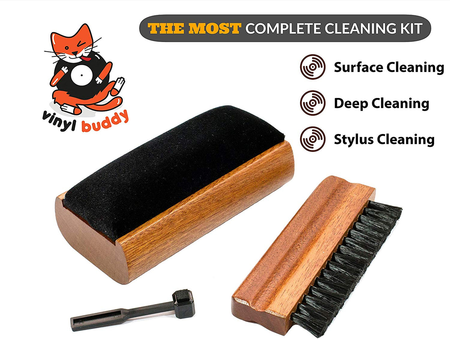 Vinyl Buddy Record Cleaner Kit 5 Piece