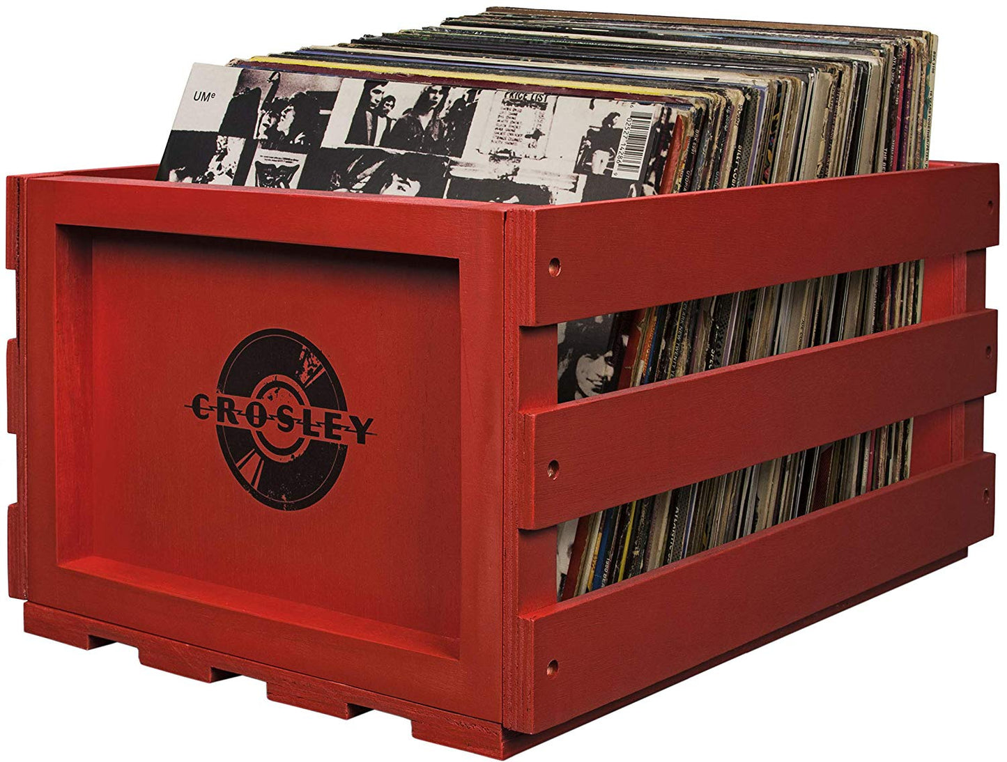 Crosley AC1004A-NA Record Storage Crate Holds up to 75 Albums, Natural - Awesomesince84