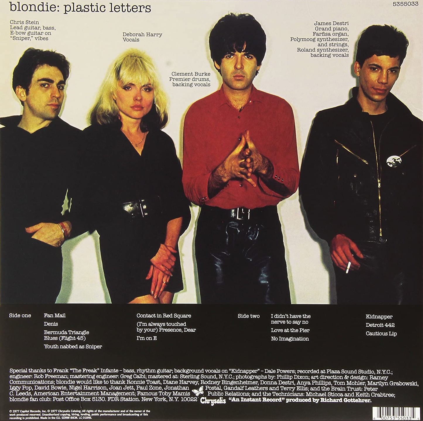 Blondie ‎– Plastic Letters